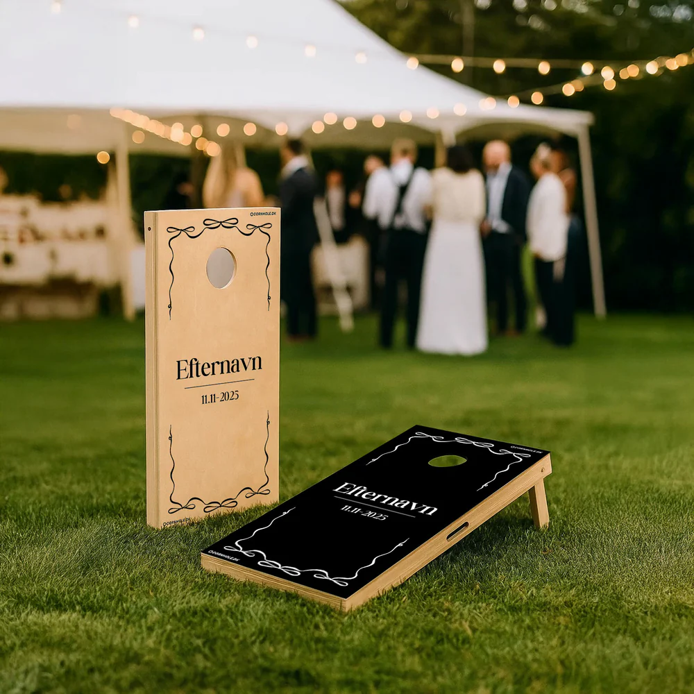 Ludzie cieszący się cornhole podczas uroczystości